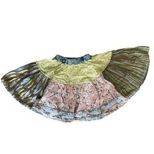 Matilda Jane Platinum Molly Skirt Boho Art Fair Twirl skirt full Girls size 8
